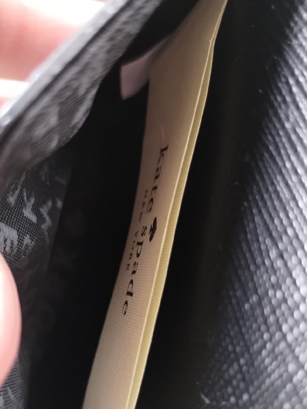 NWOT Kate Spade Black Leather Wristlet Wallet - Picture 5 of 5